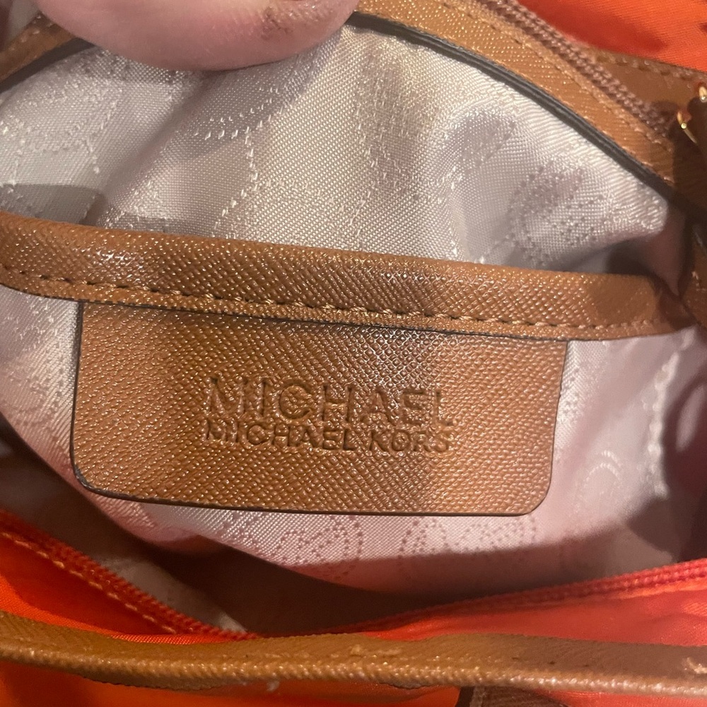Michael Kors Orange Tote Bag - Picture 11 of 11